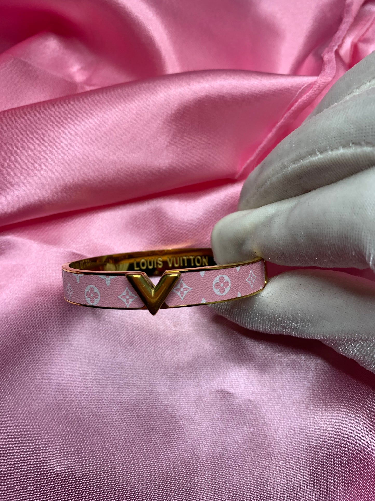 Pink lv bangle