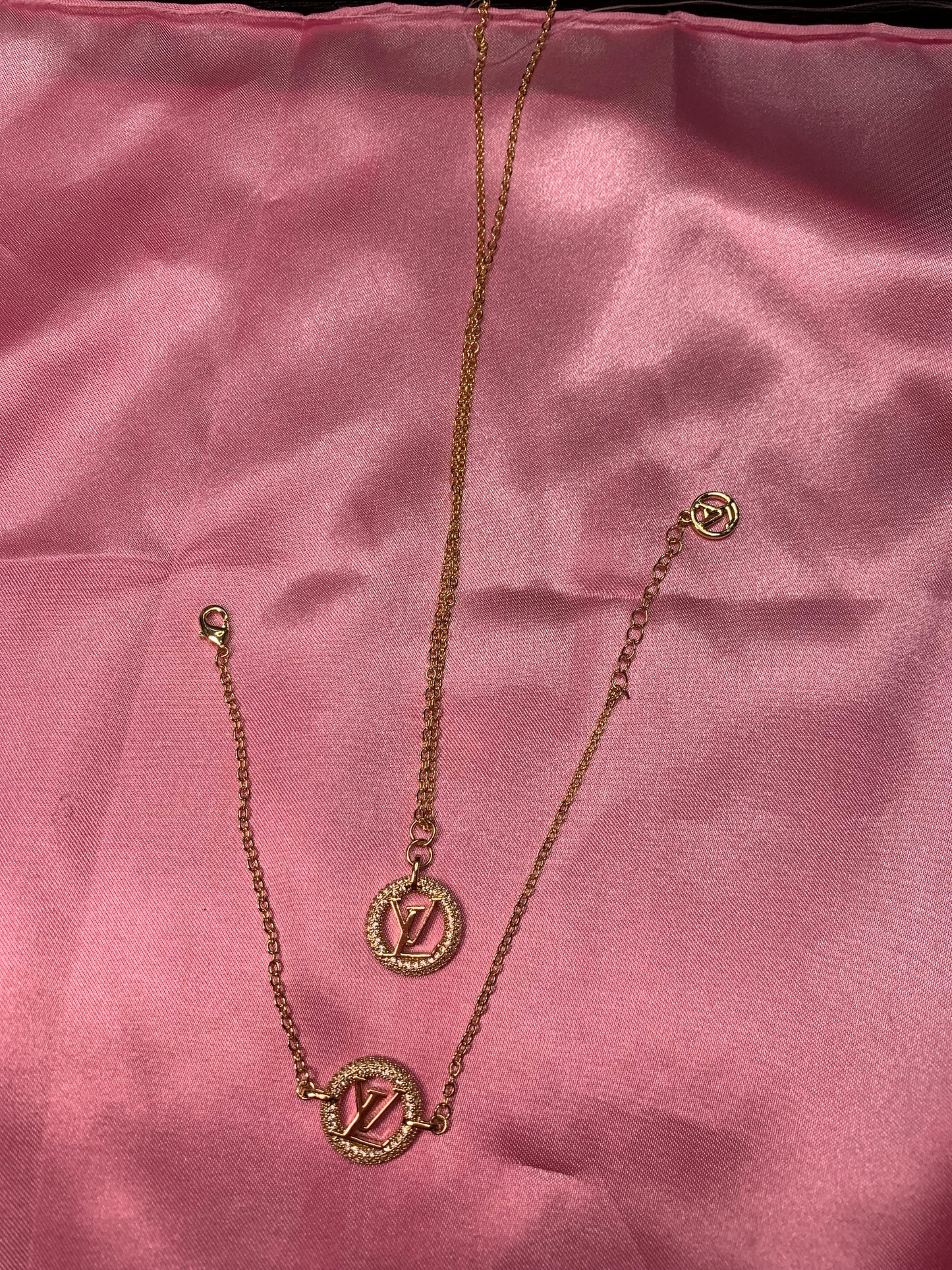 LV rhinestone set