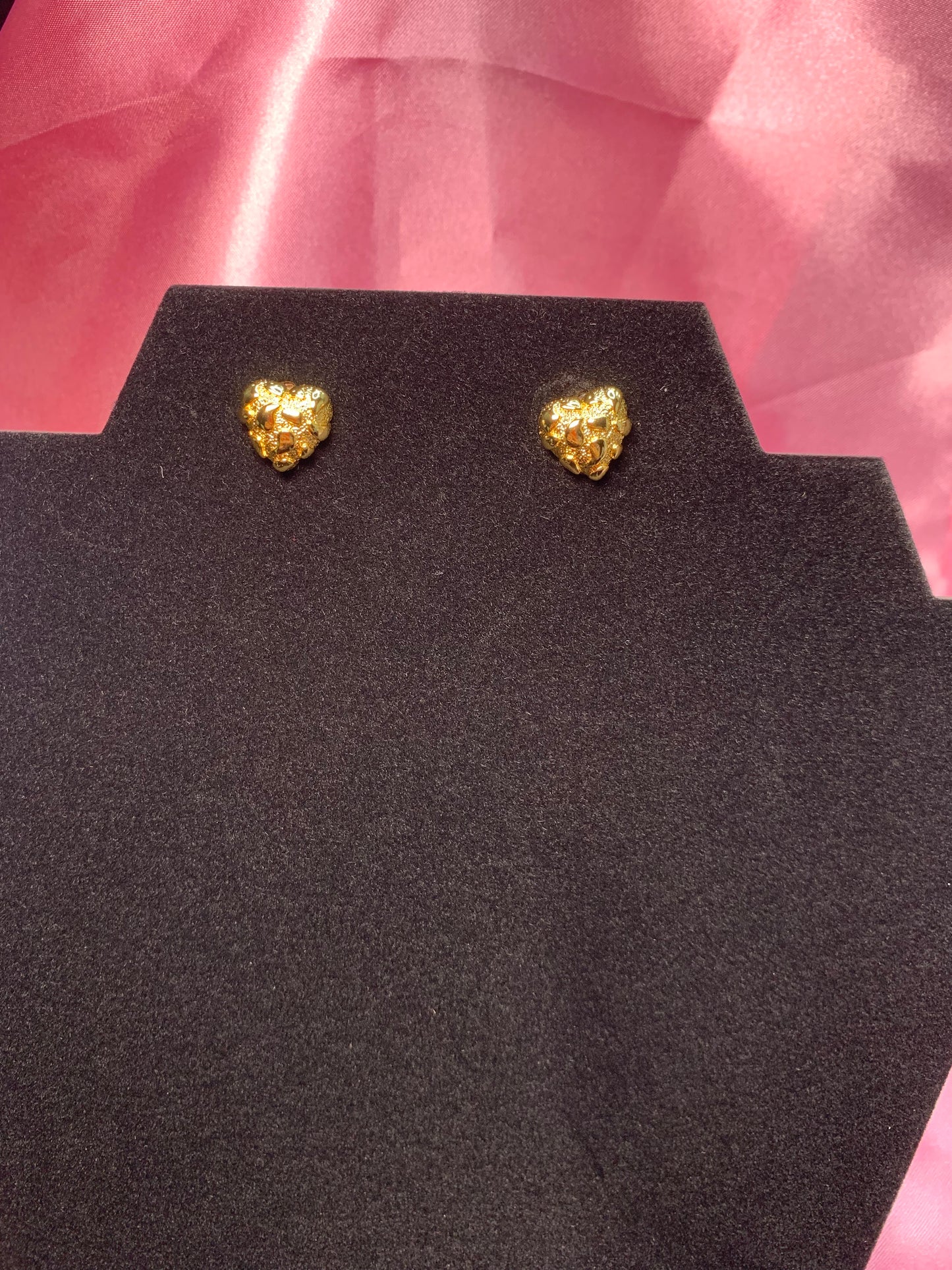 Heart Nugget earrings