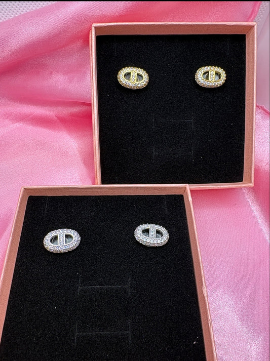 Diamond Luxe Stud Earrings