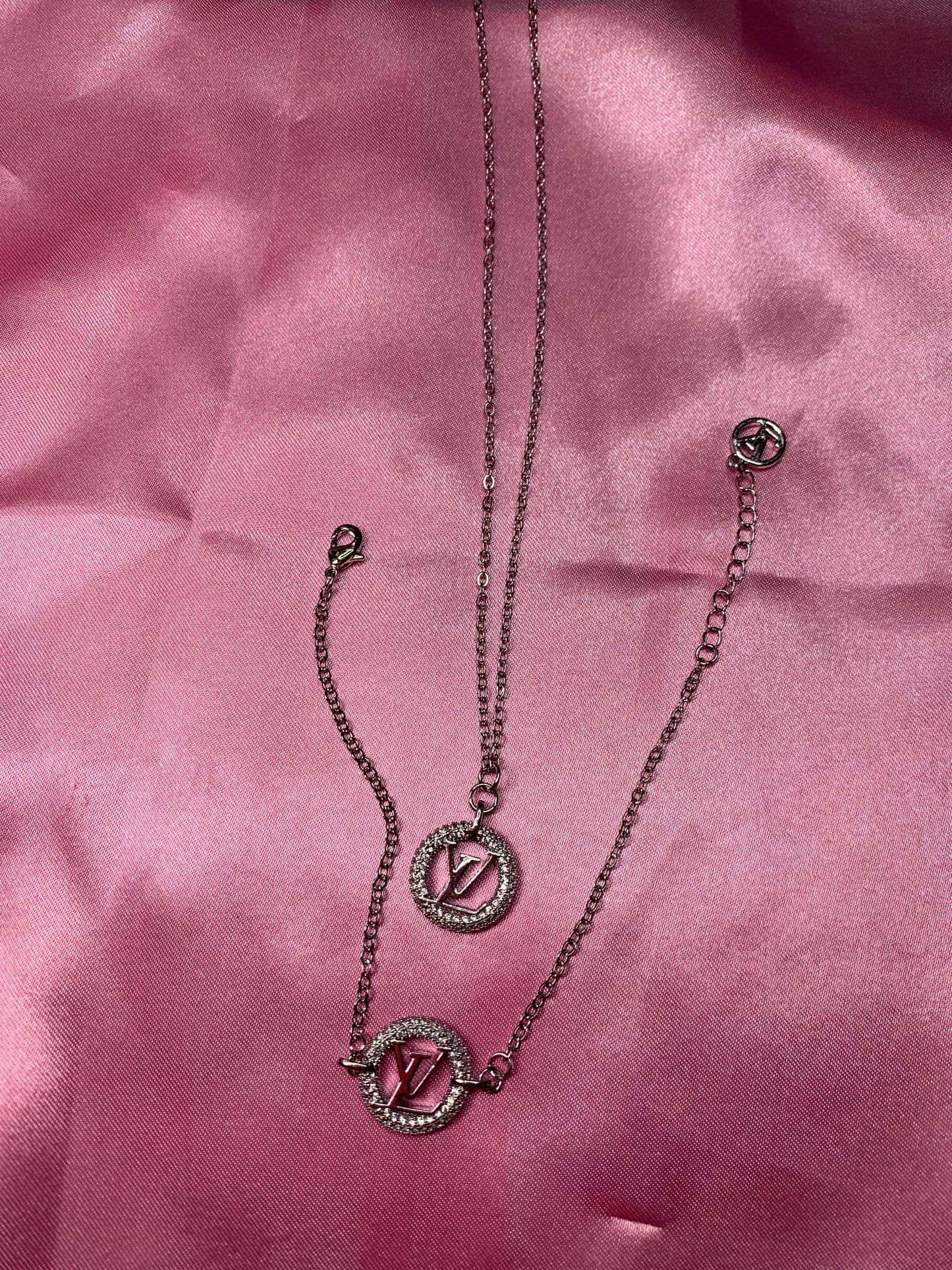 LV rhinestone set
