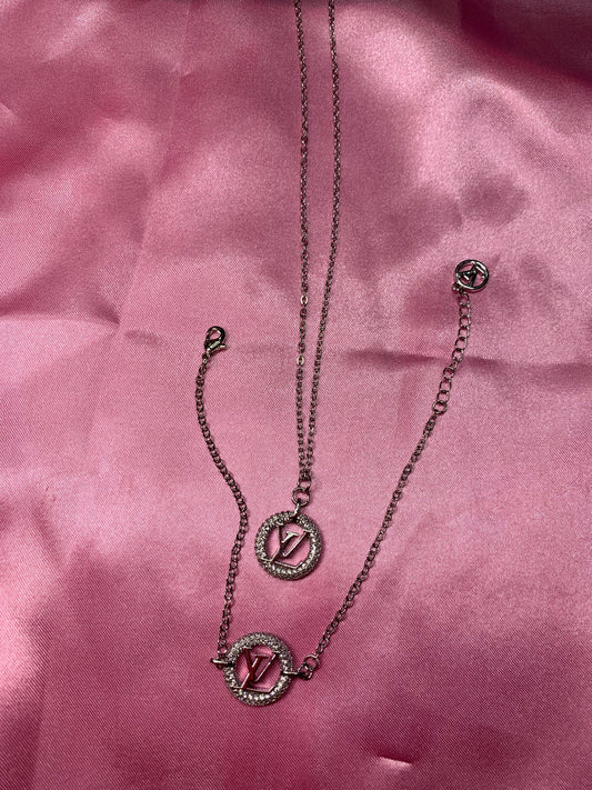 LV rhinestone set