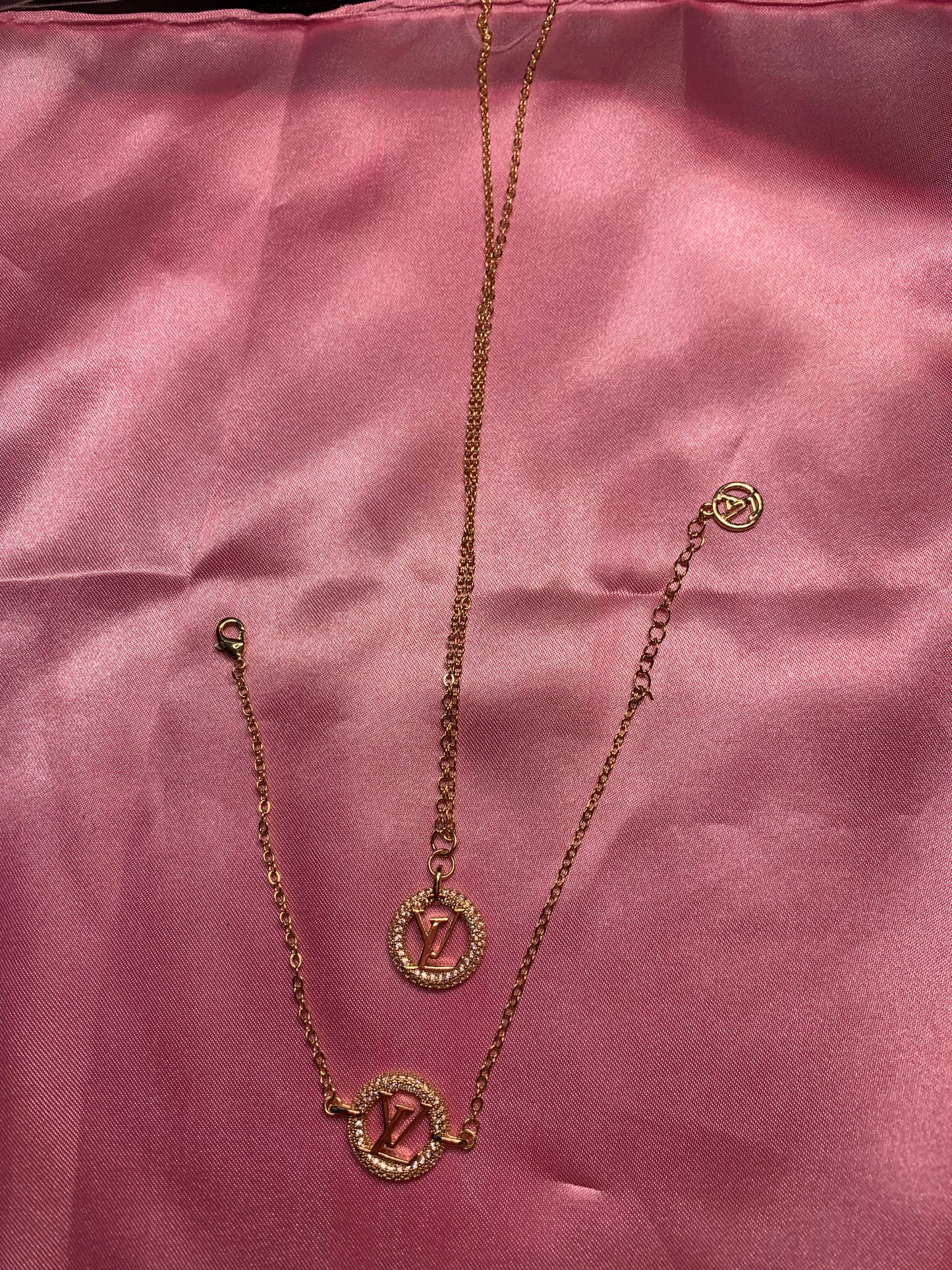 LV rhinestone set