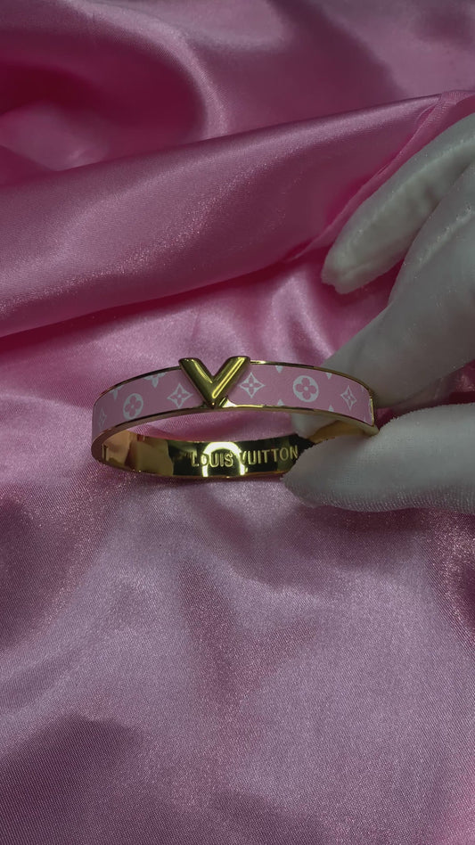 Pink lv bangle