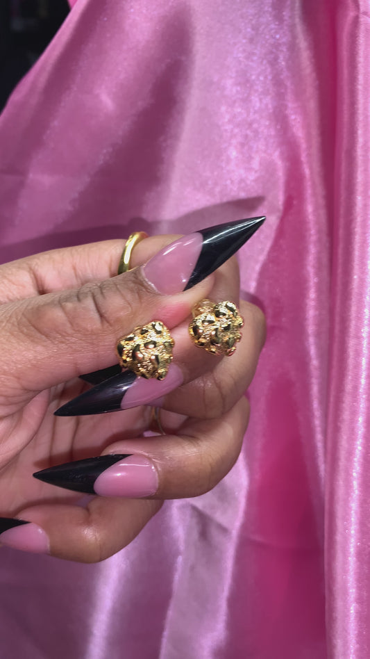 Heart Nugget earrings